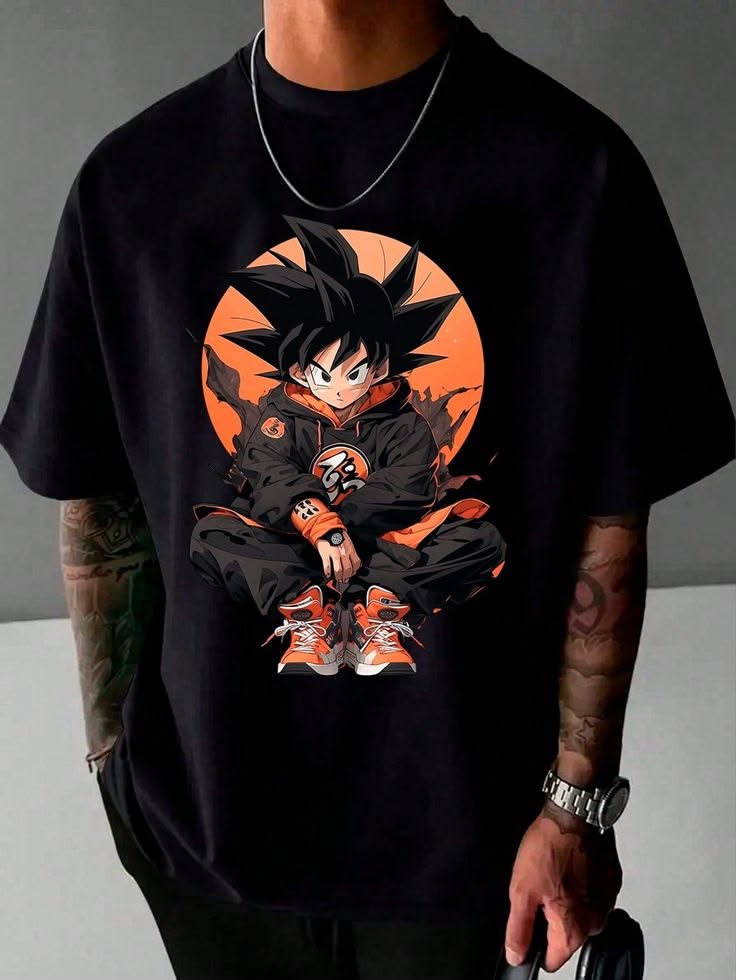 Goku Streetwear Anime T-Shirt