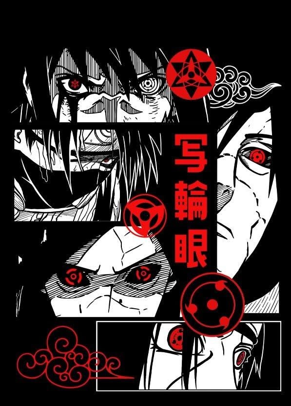 Uchiha Anime Hoodie – Dark Japanese Style