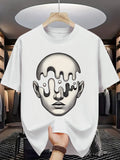 Summer Short Sleeve T-Shirt with Letter