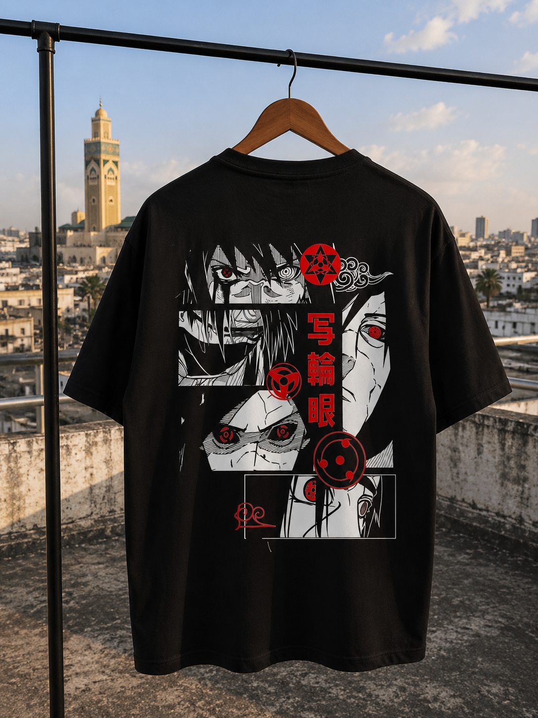 Sharingan Legacy Oversized Tee – Black