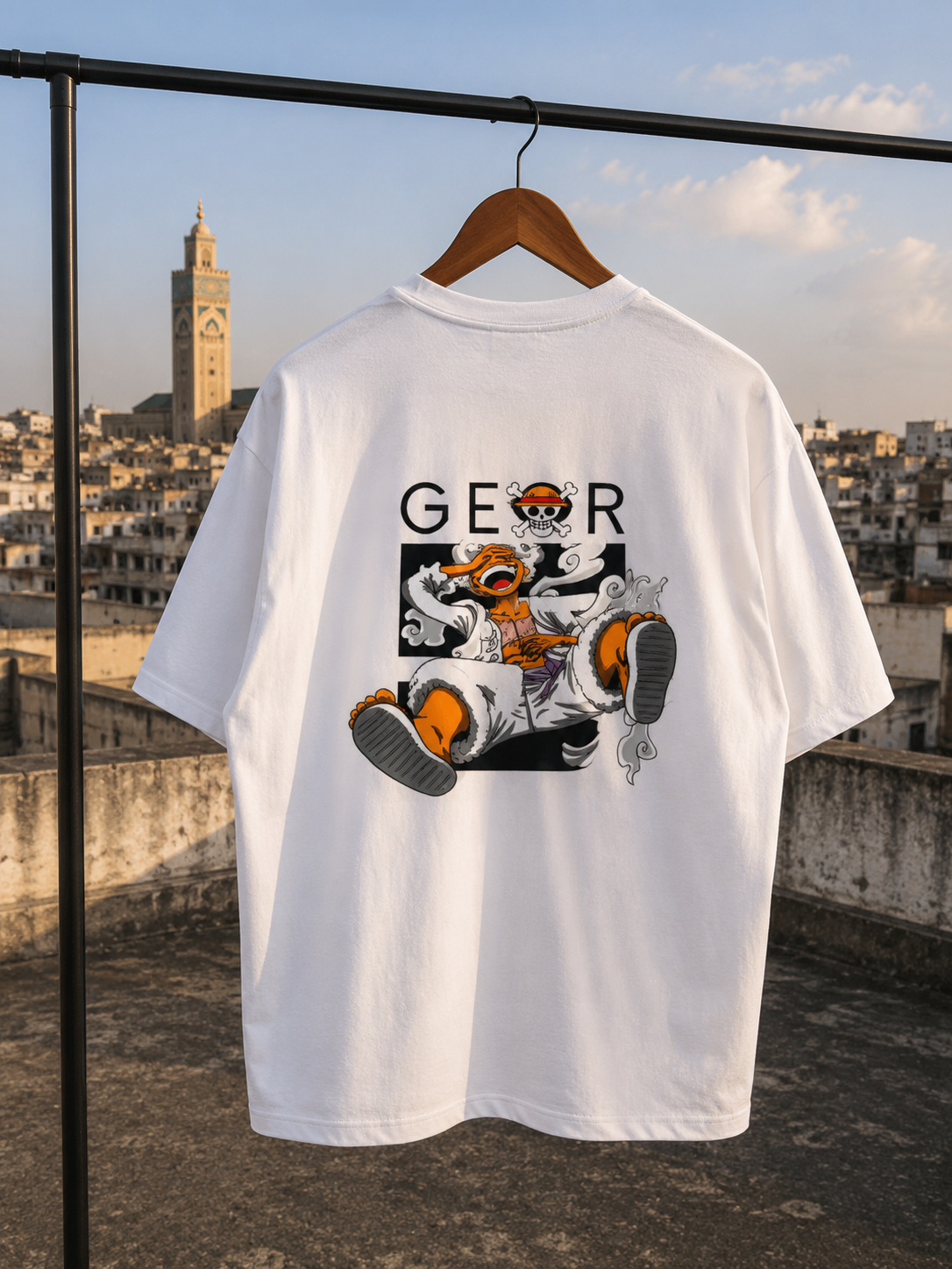 Gear 5 Luffy Oversized Tee ⭐