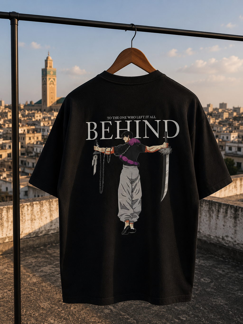 Behind Shadow Tee – Black Edition
