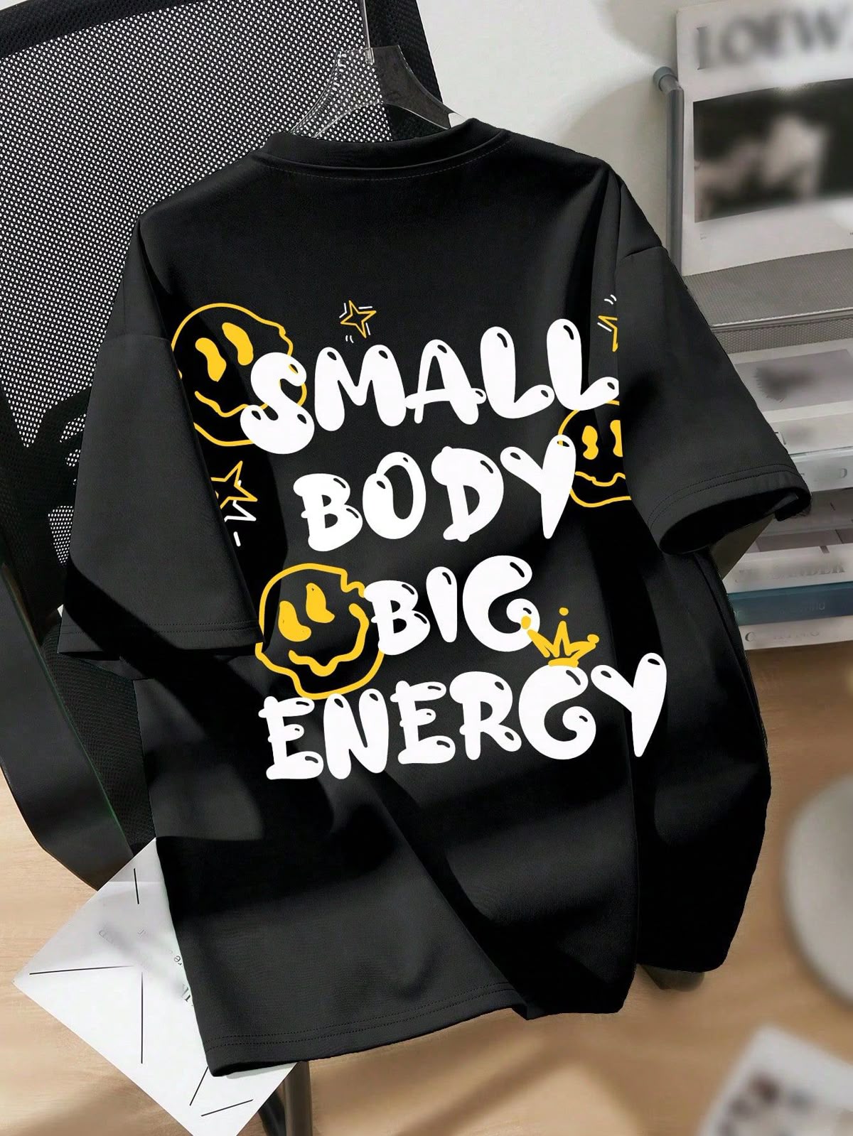 OVERSIZE BLACK T-SHIRT